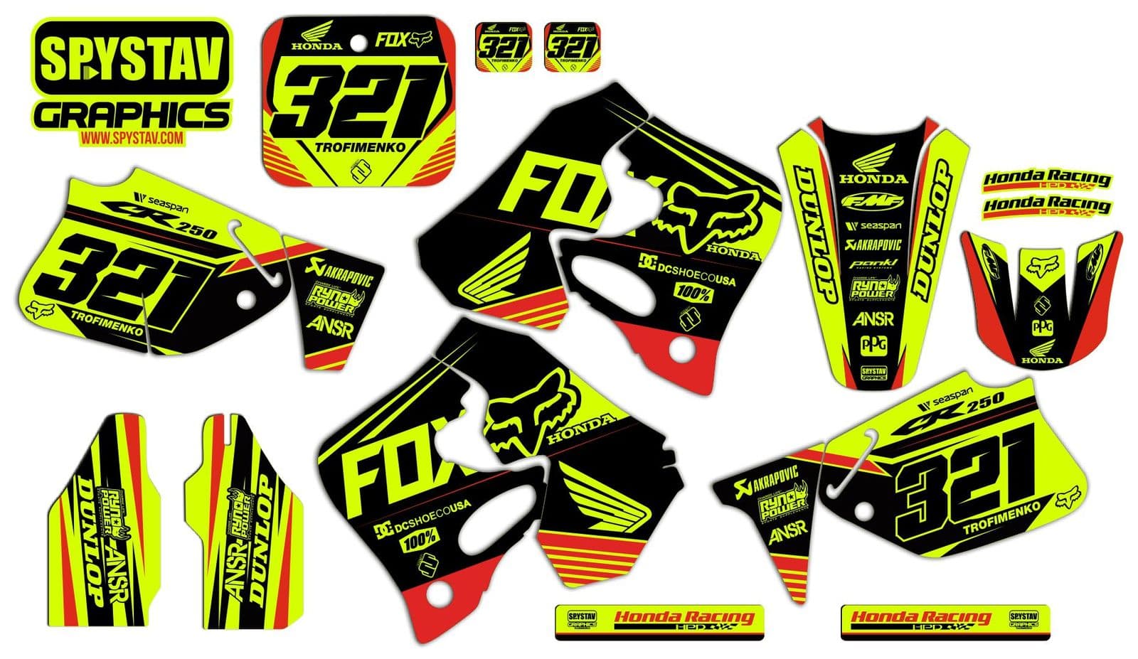 Дизайн №011 — Honda CR250 1992