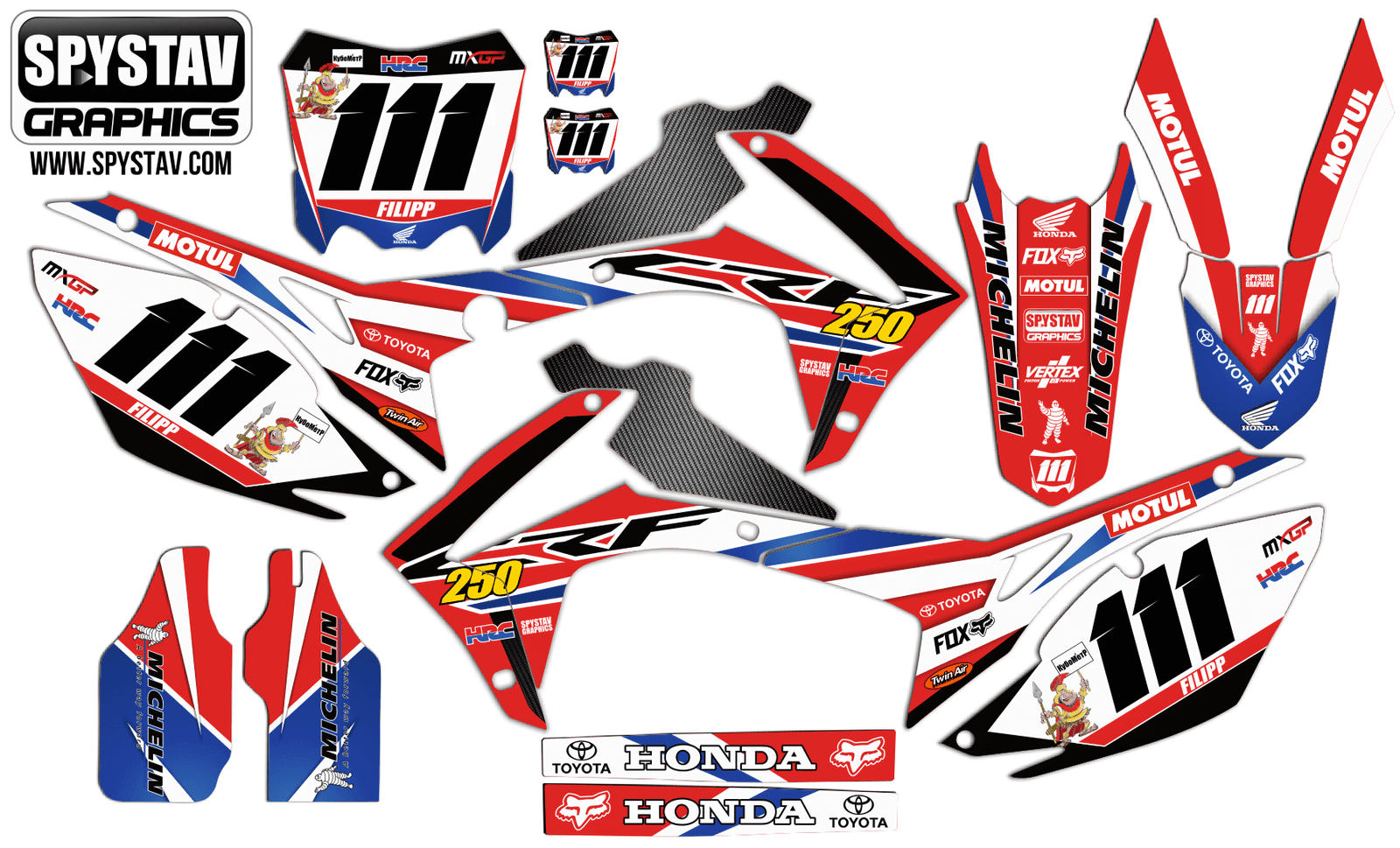 Дизайн №024 — Honda CRF250 2017