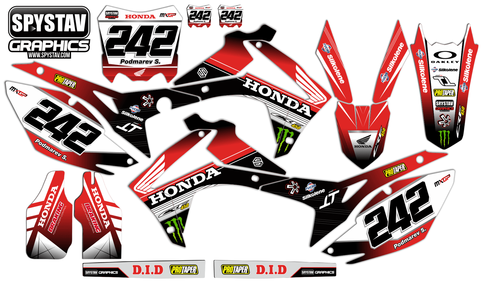 Дизайн №031 — Honda CRF450 2015