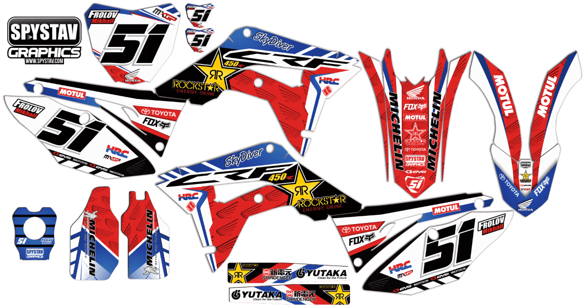 Дизайн №035 — Honda CRF450 2017