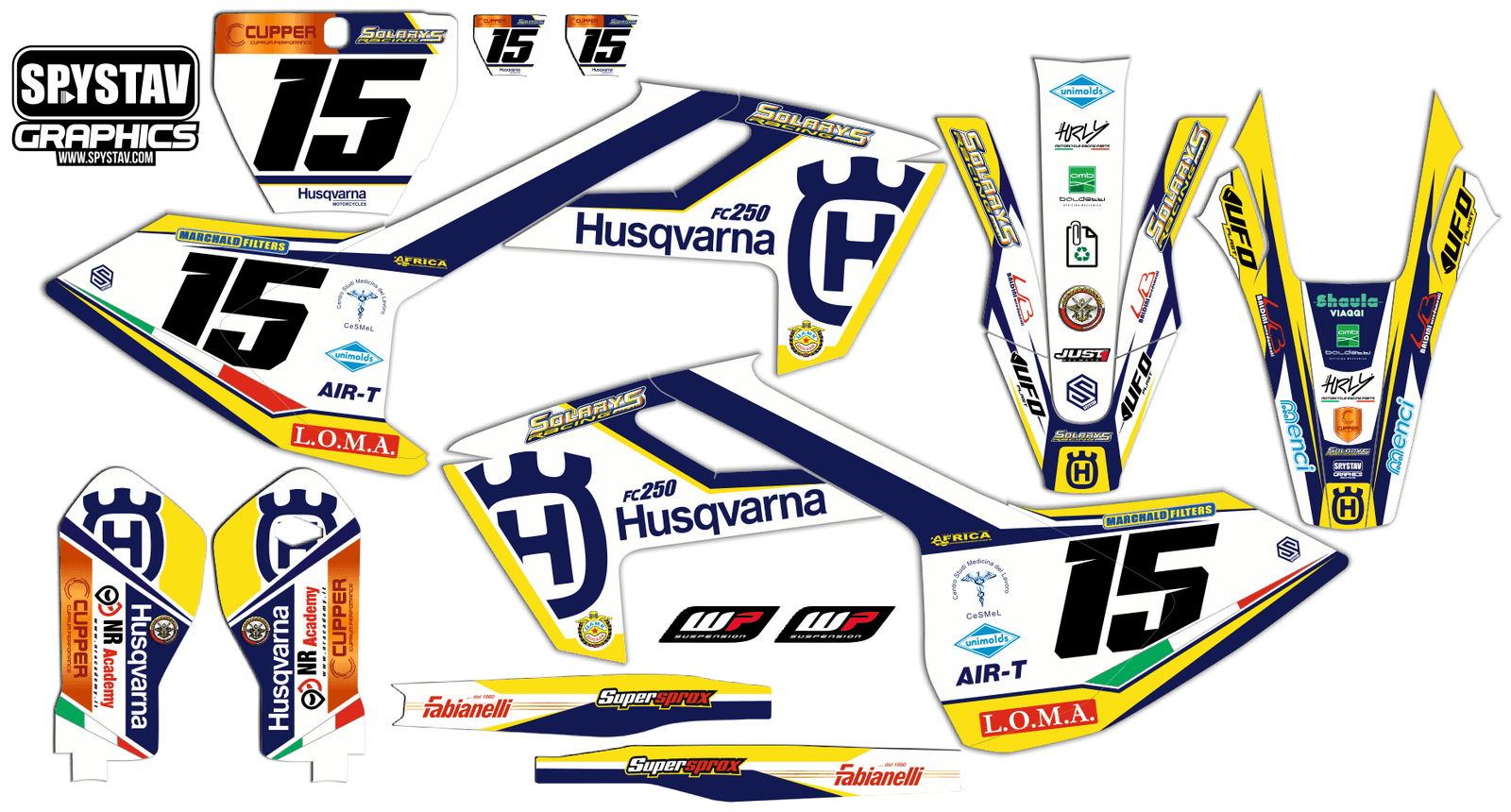 Дизайн №041 — Husqvarna FC250 2016