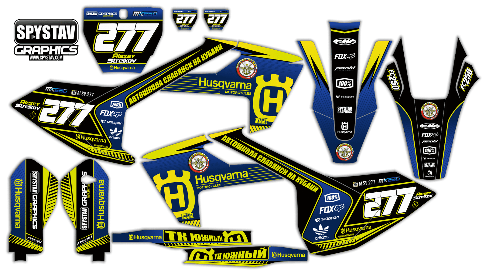 Дизайн №043 — Husqvarna FC250 2017