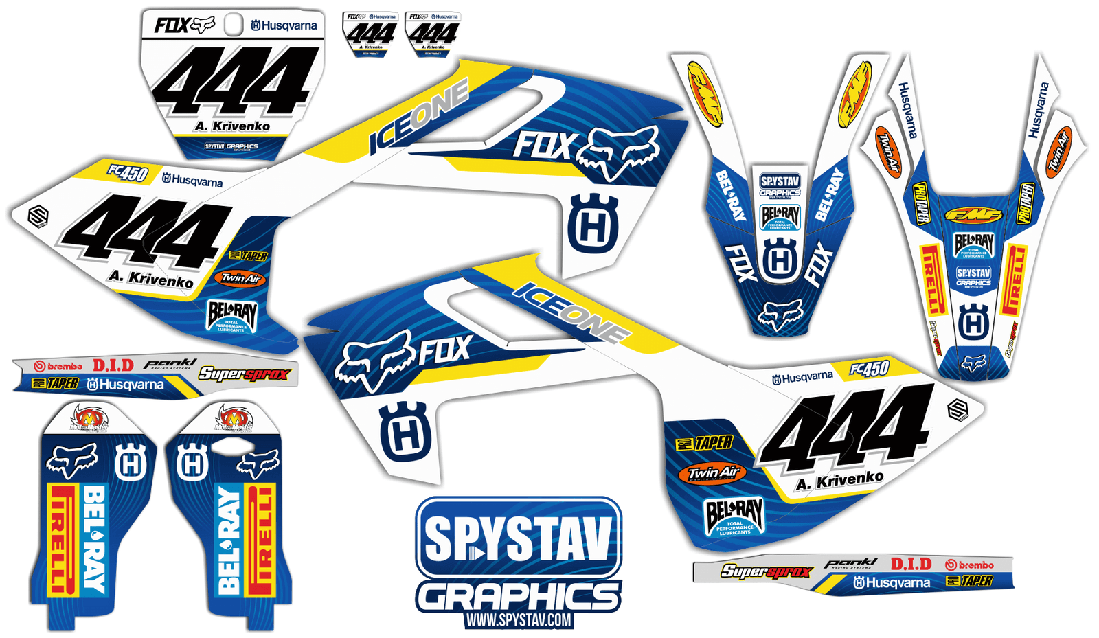 Дизайн №052 — Husqvarna FC450 2018