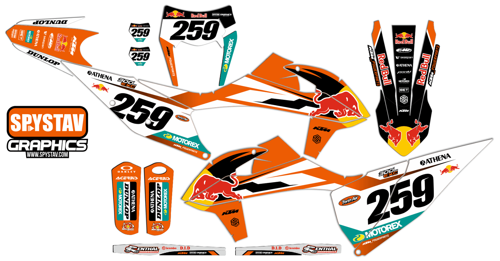 Дизайн №117 Labbeben — KTM EXC F350 2020