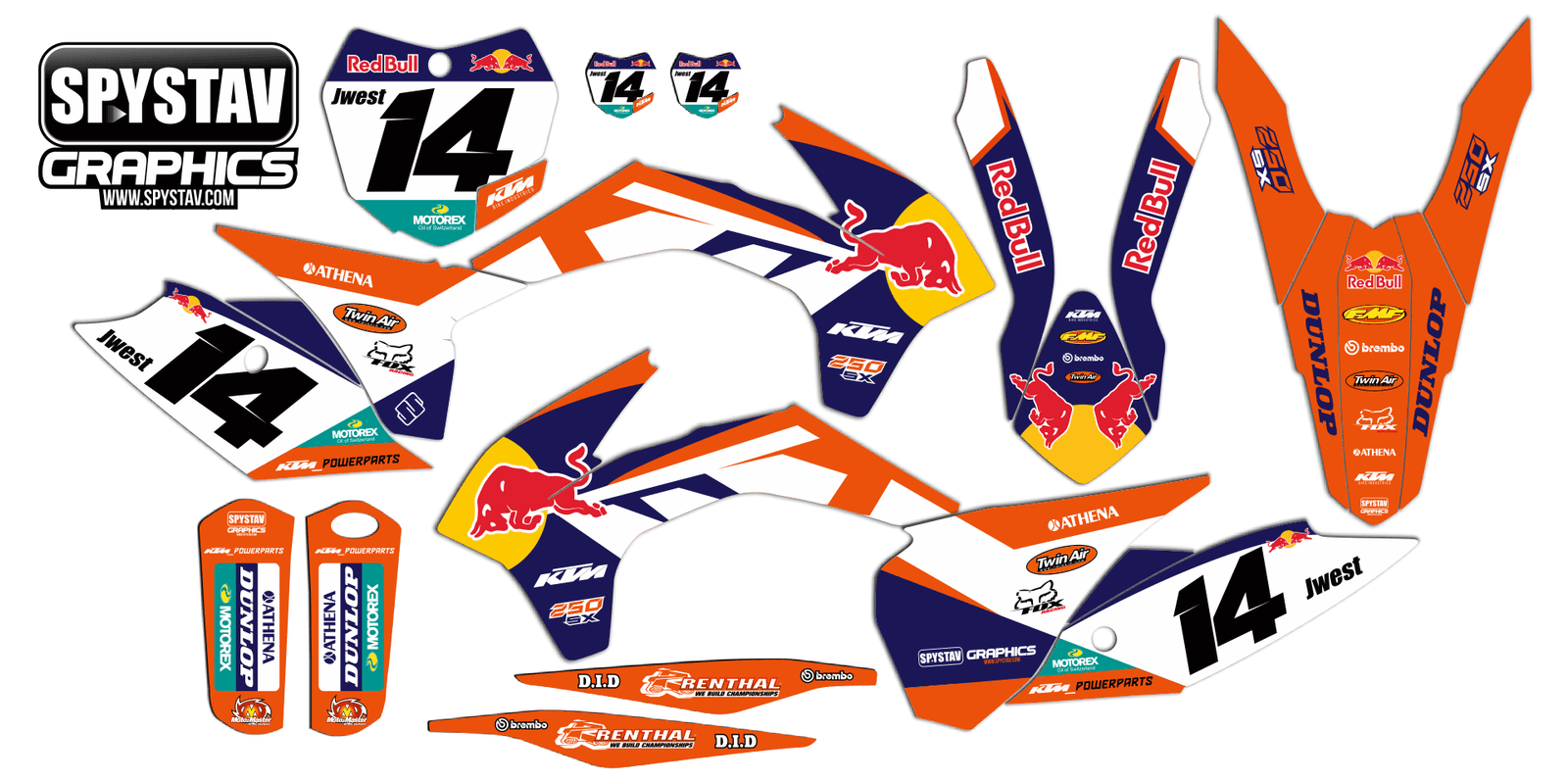 Дизайн №141 West — KTM SX250 2015