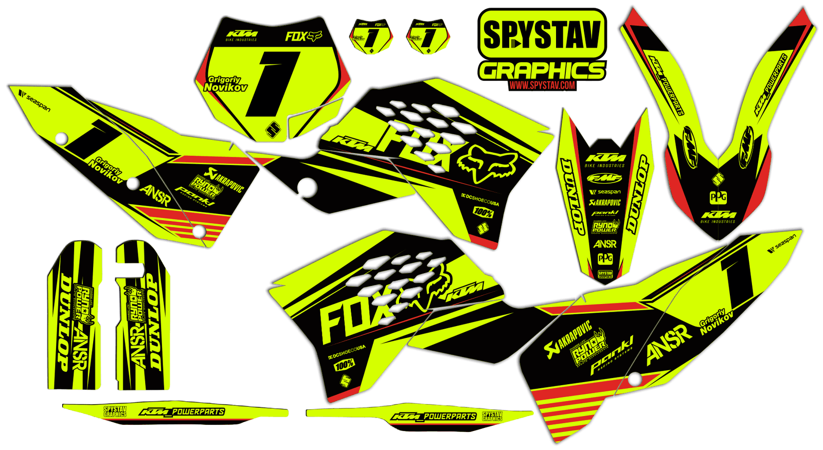 Дизайн №168 — KTM SXF250 2009