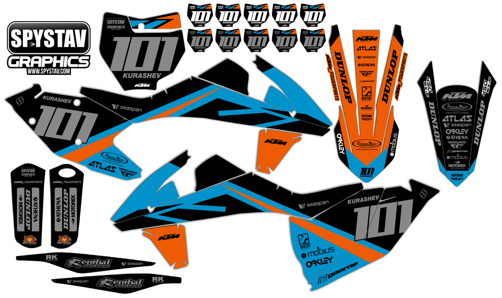 Дизайн №189 — KTM SXF450 2017