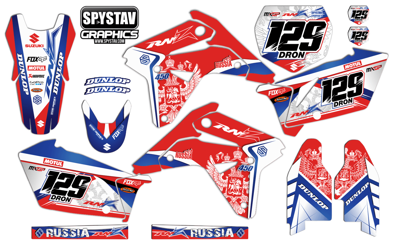 Дизайн №208 — Suzuki RMZ450 2007