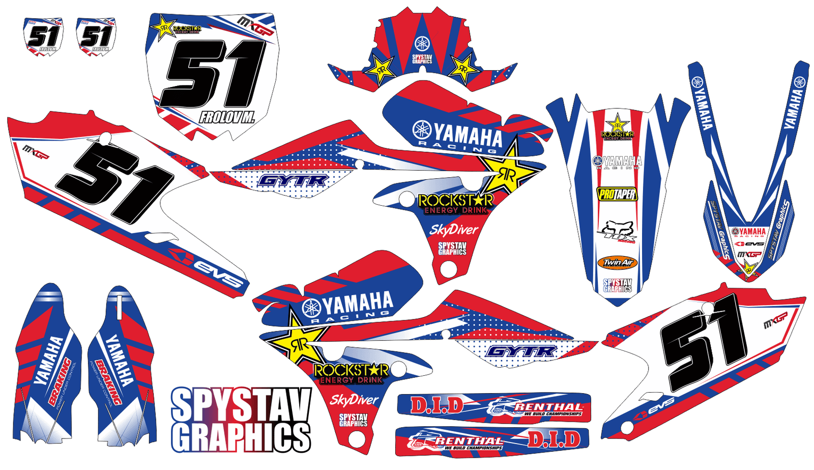 Дизайн №254 — Yamaha YZF450 2014