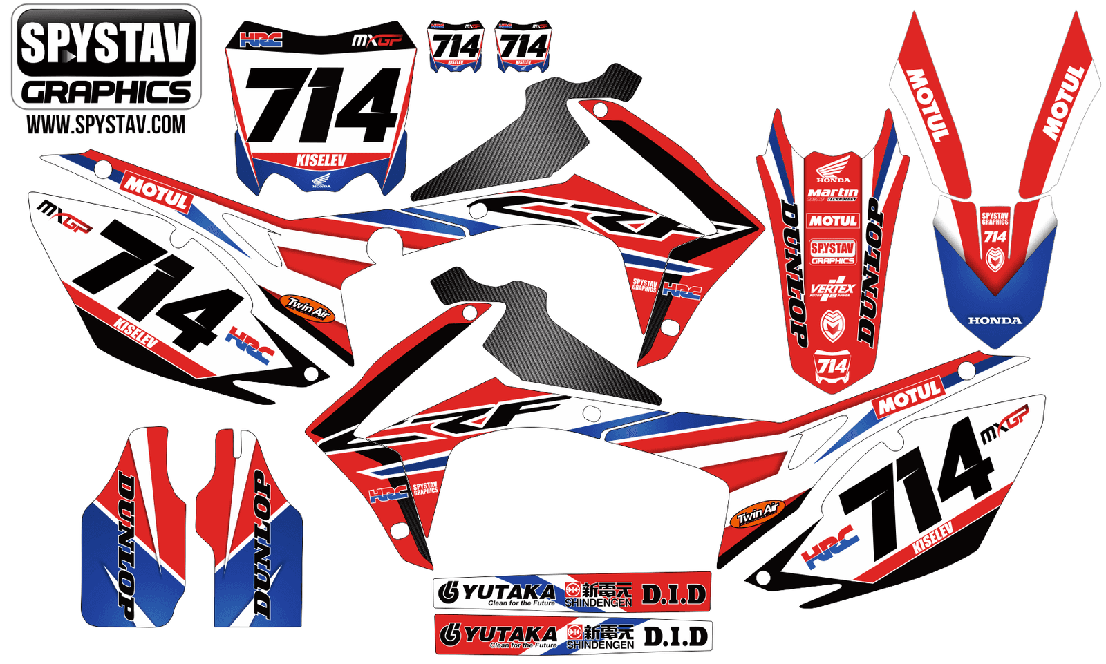 Дизайн №030 — Honda CRF450 2015