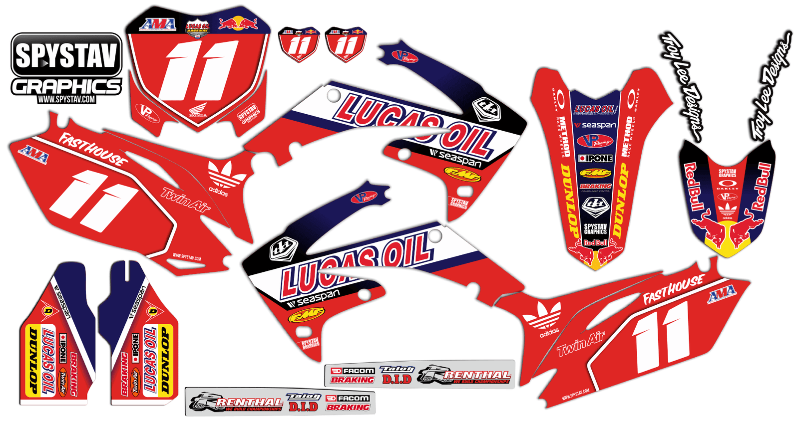 Дизайн №017 — Honda CRF250 2010