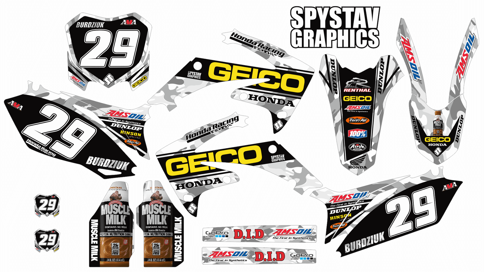 Дизайн №018 — Honda CRF250 2011