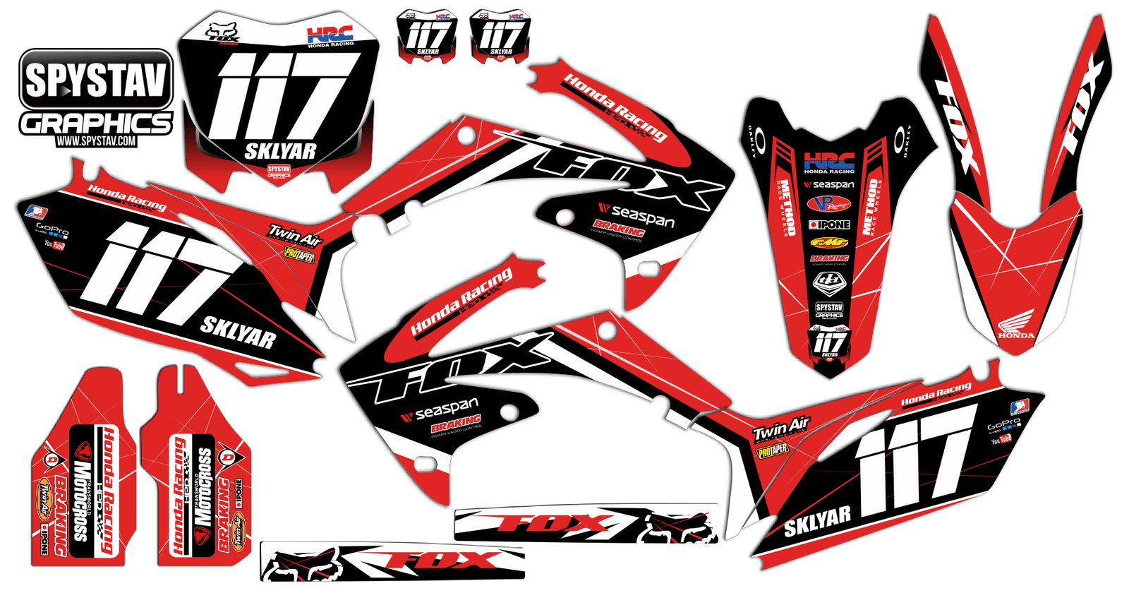 Дизайн №019 — Honda CRF250 2012