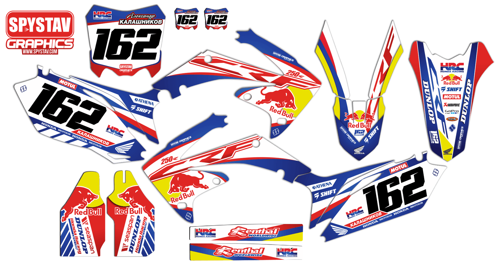 Дизайн №020 — Honda CRF250 2012