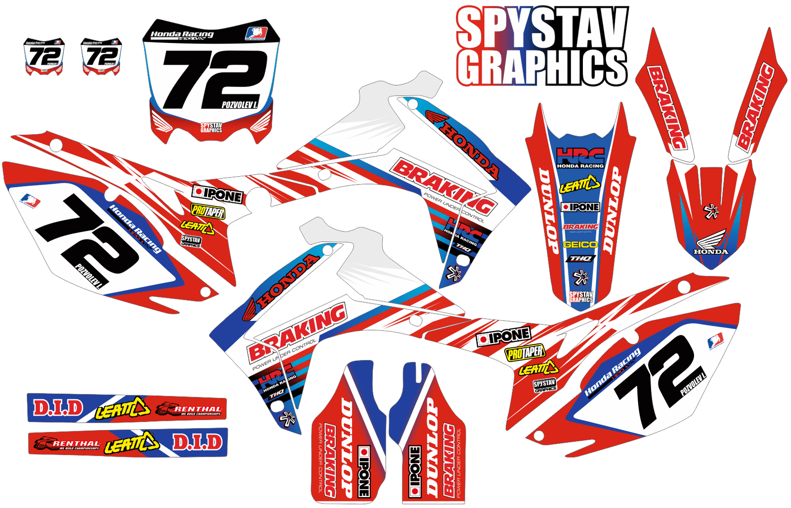 Дизайн №021 — Honda CRF250 2014