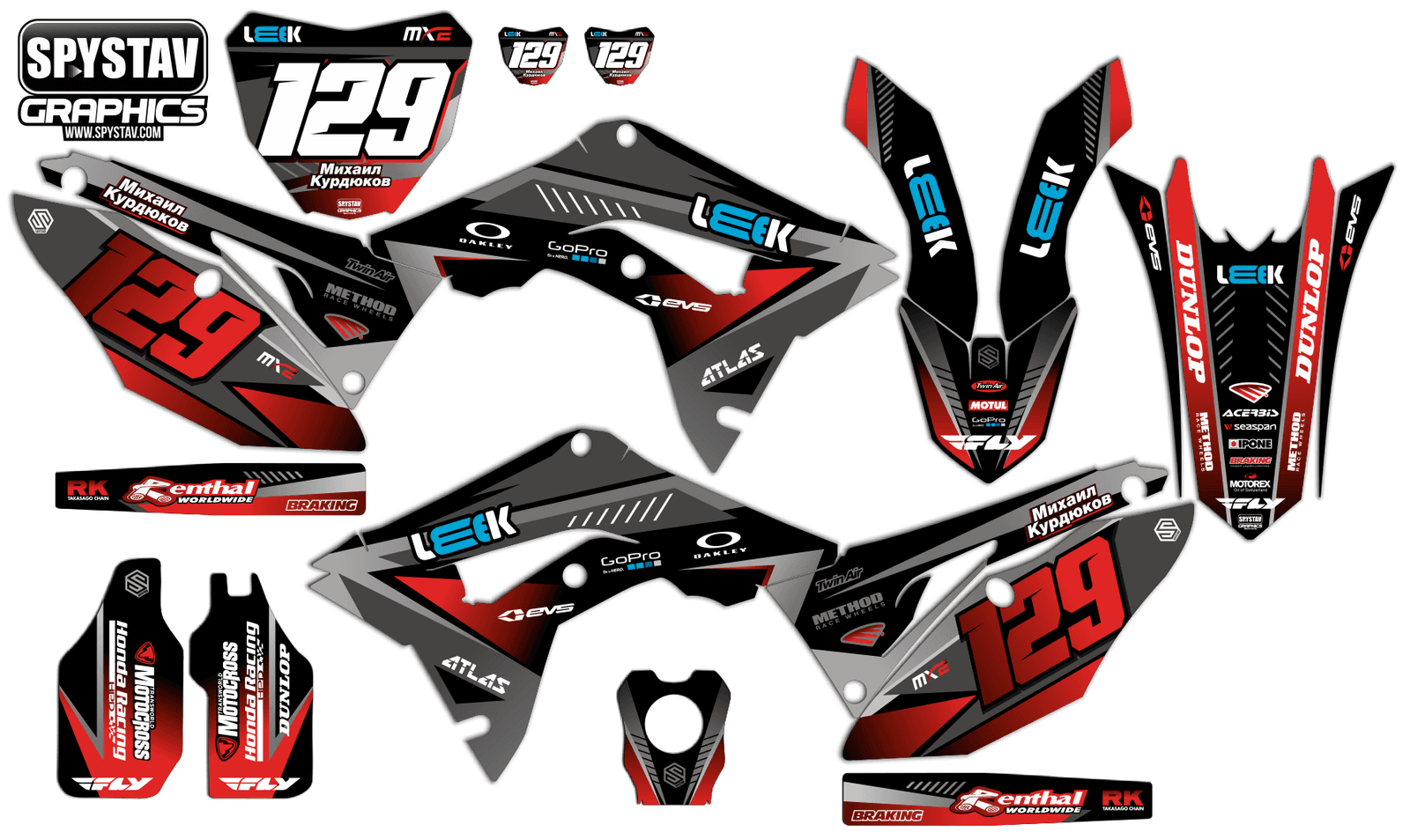 Дизайн №025 — Honda CRF250 2018