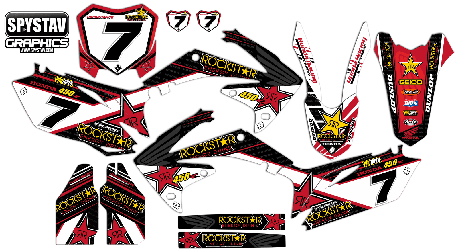 Дизайн №027 — Honda CRF450 2009