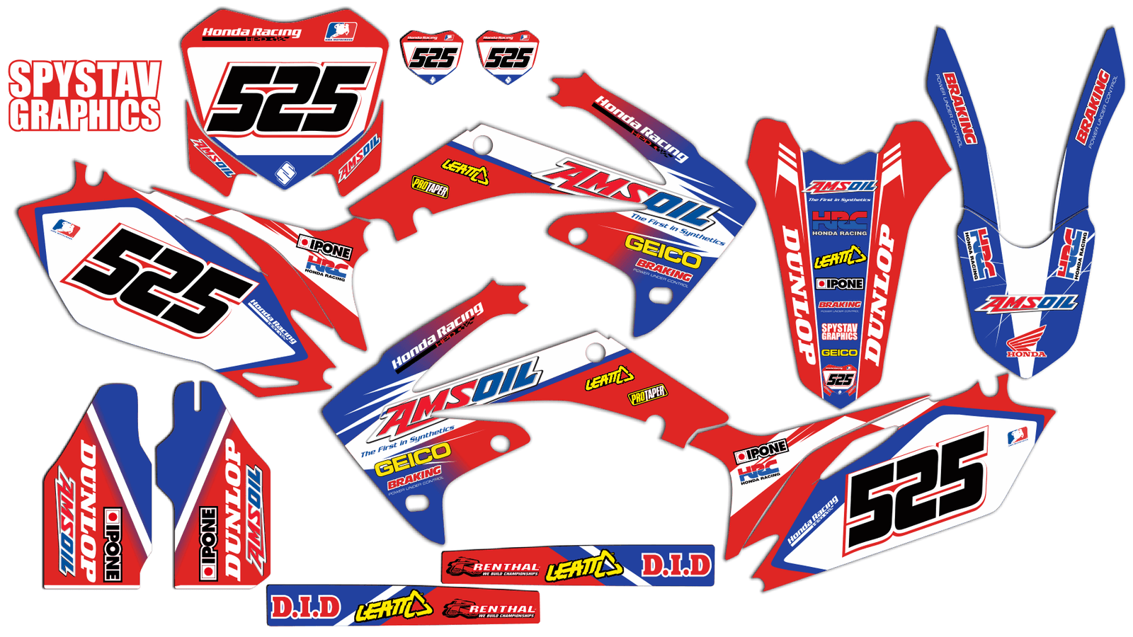 Дизайн №028 — Honda CRF450 2009