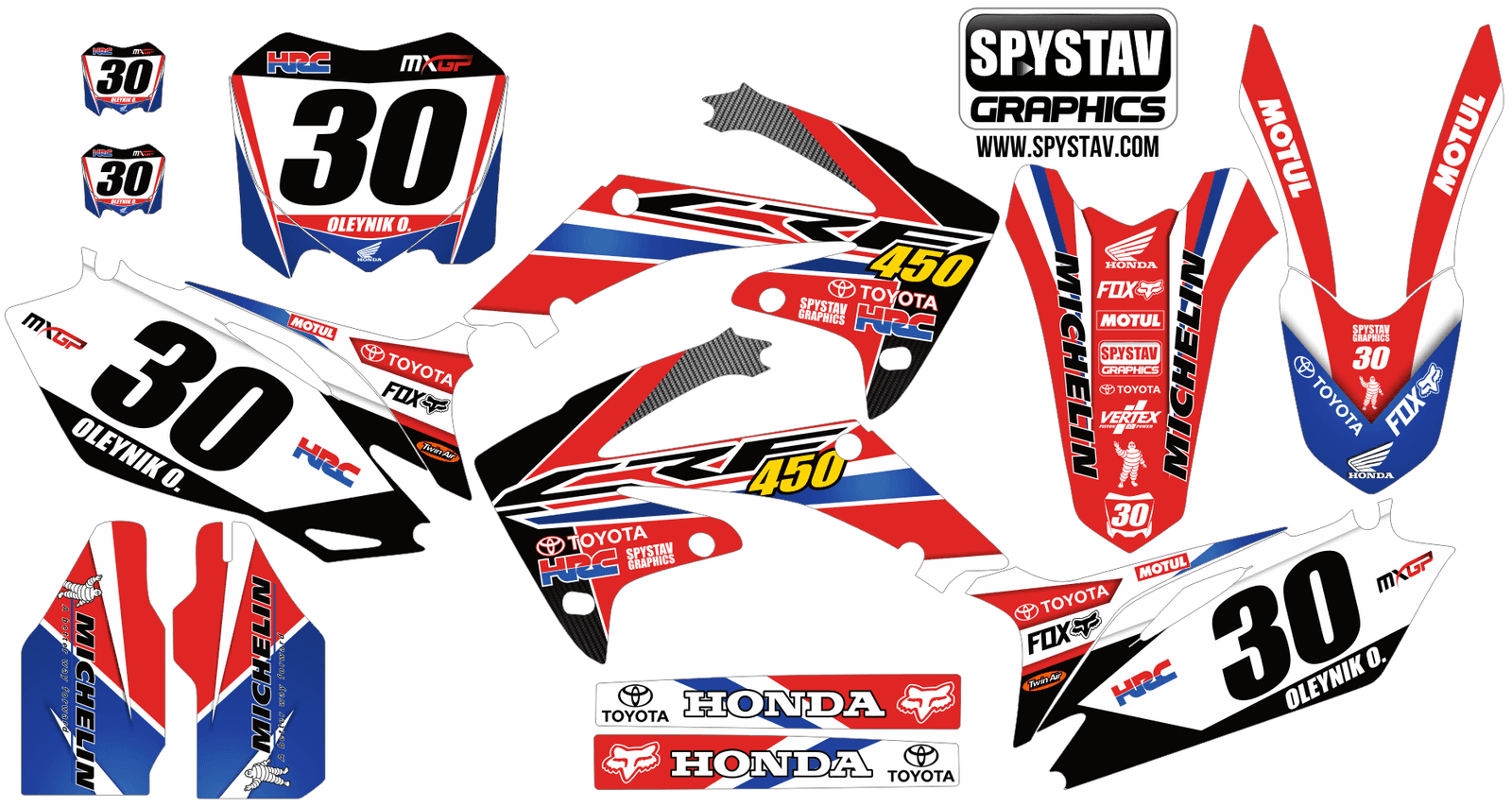 Дизайн №029 — Honda CRF450 2012