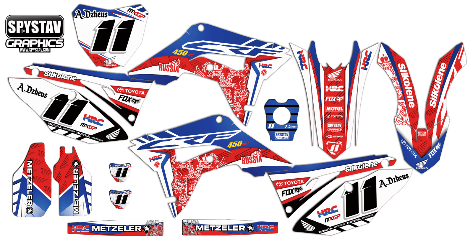 Дизайн №033 — Honda CRF450 2017