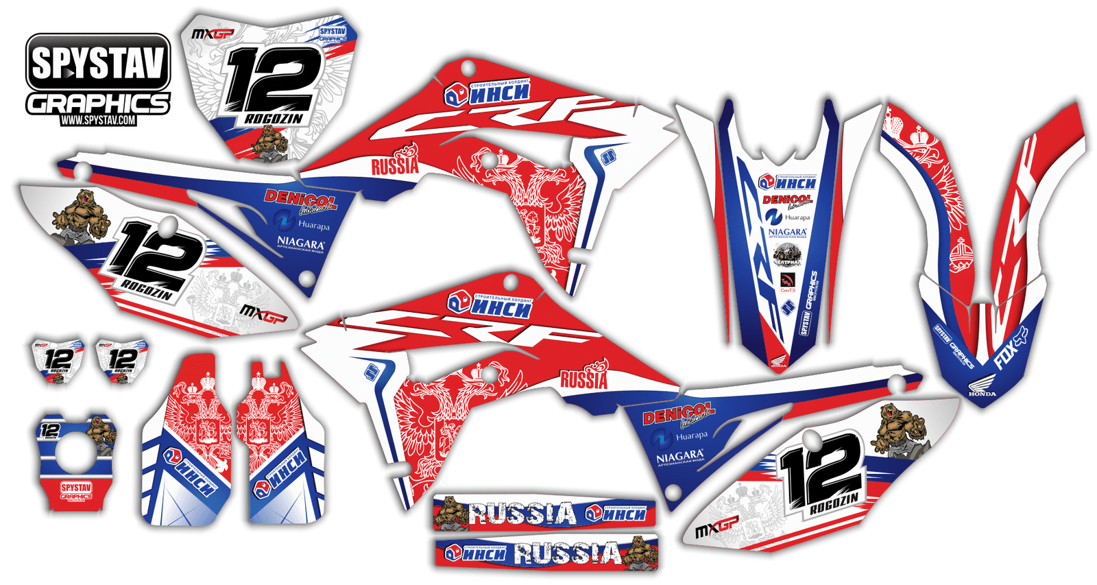 Дизайн №036 — Honda CRF450 2017