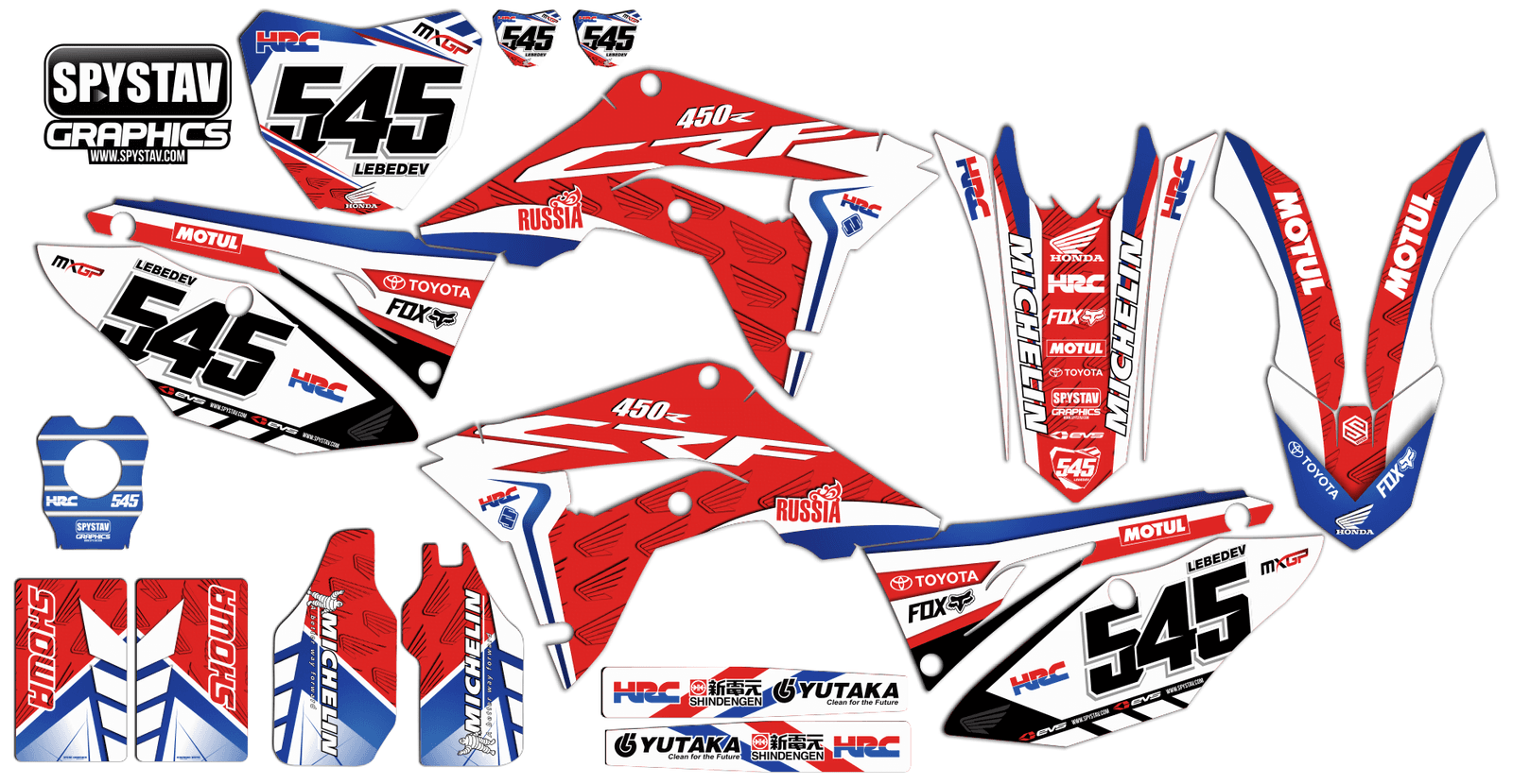 Дизайн №037 — Honda CRF450 2018