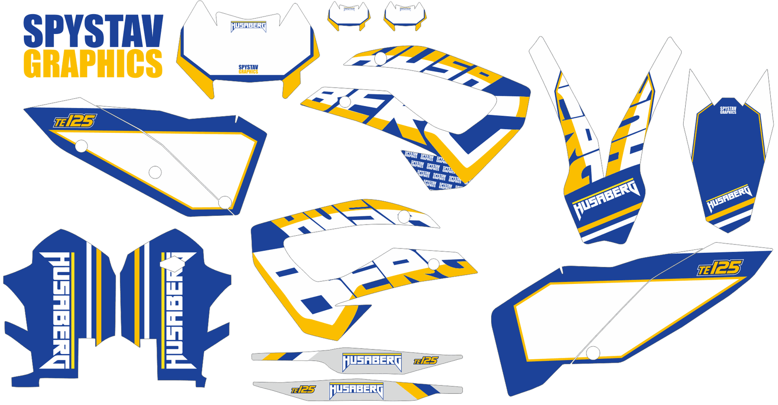 Дизайн №038 — Husaberg TE125 2012