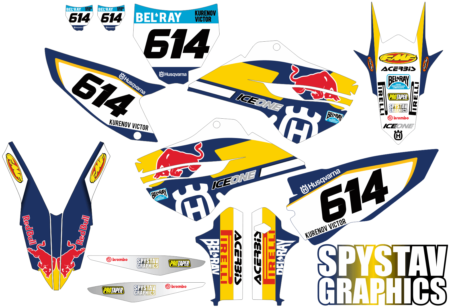 Дизайн №054 — Husqvarna FE350 2015