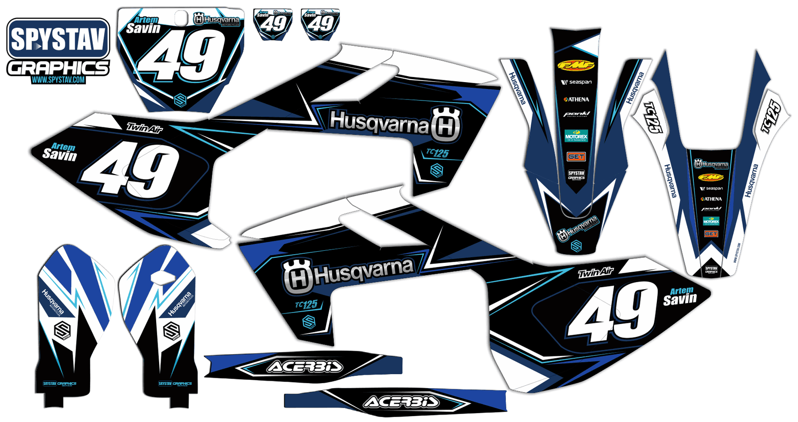 Дизайн №058 — Husqvarna TC125 2017