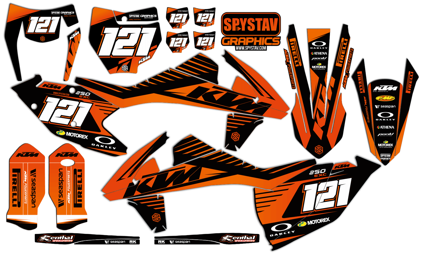 Дизайн №124 — KTM EXC250 2019
