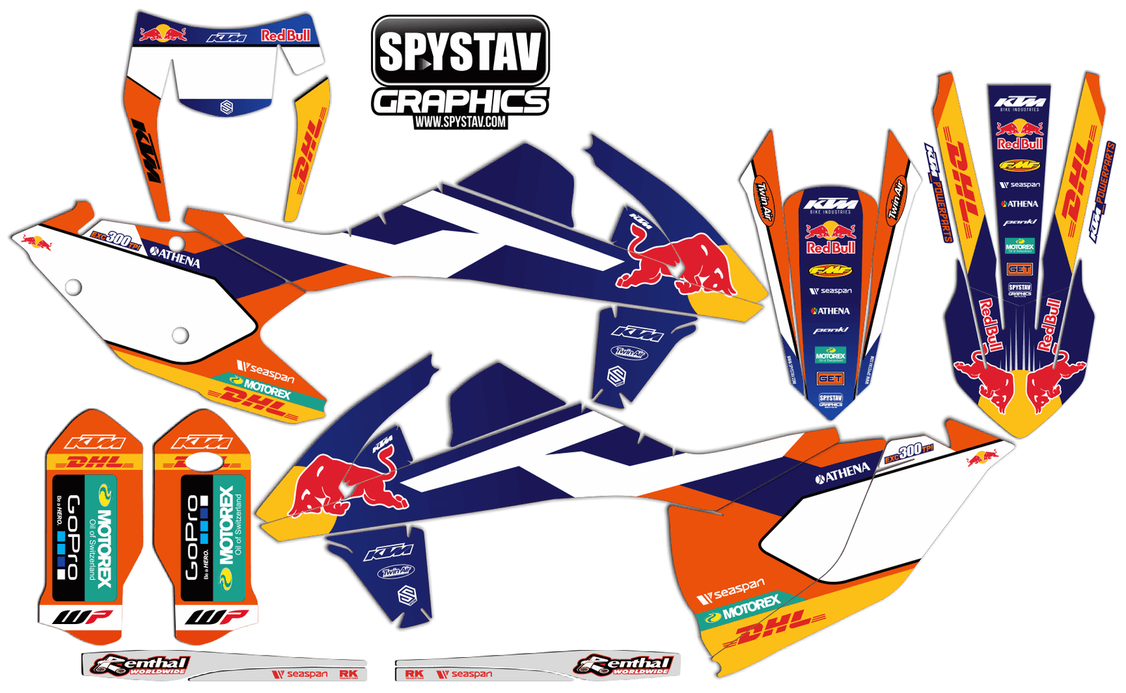 Дизайн №125 France — KTM EXC300 2018
