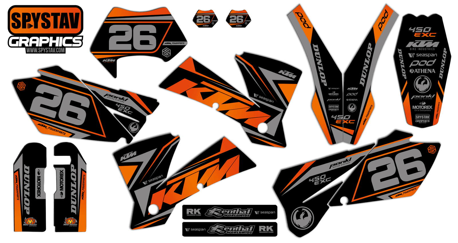 Дизайн №131 — KTM EXC450 2004