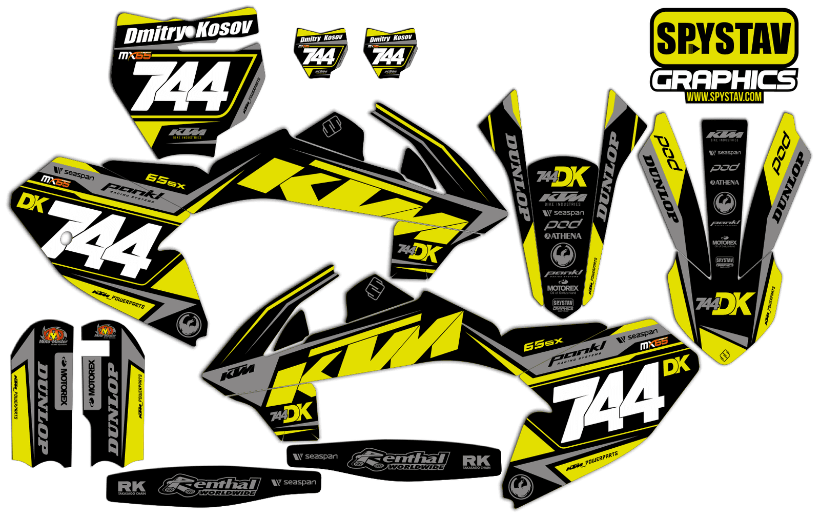 Дизайн №157 2018new — KTM SX65 2017