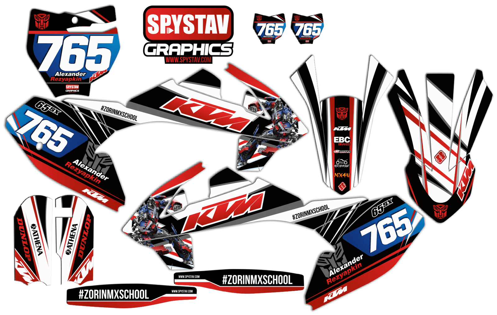 Дизайн №161 — KTM SX65 2018