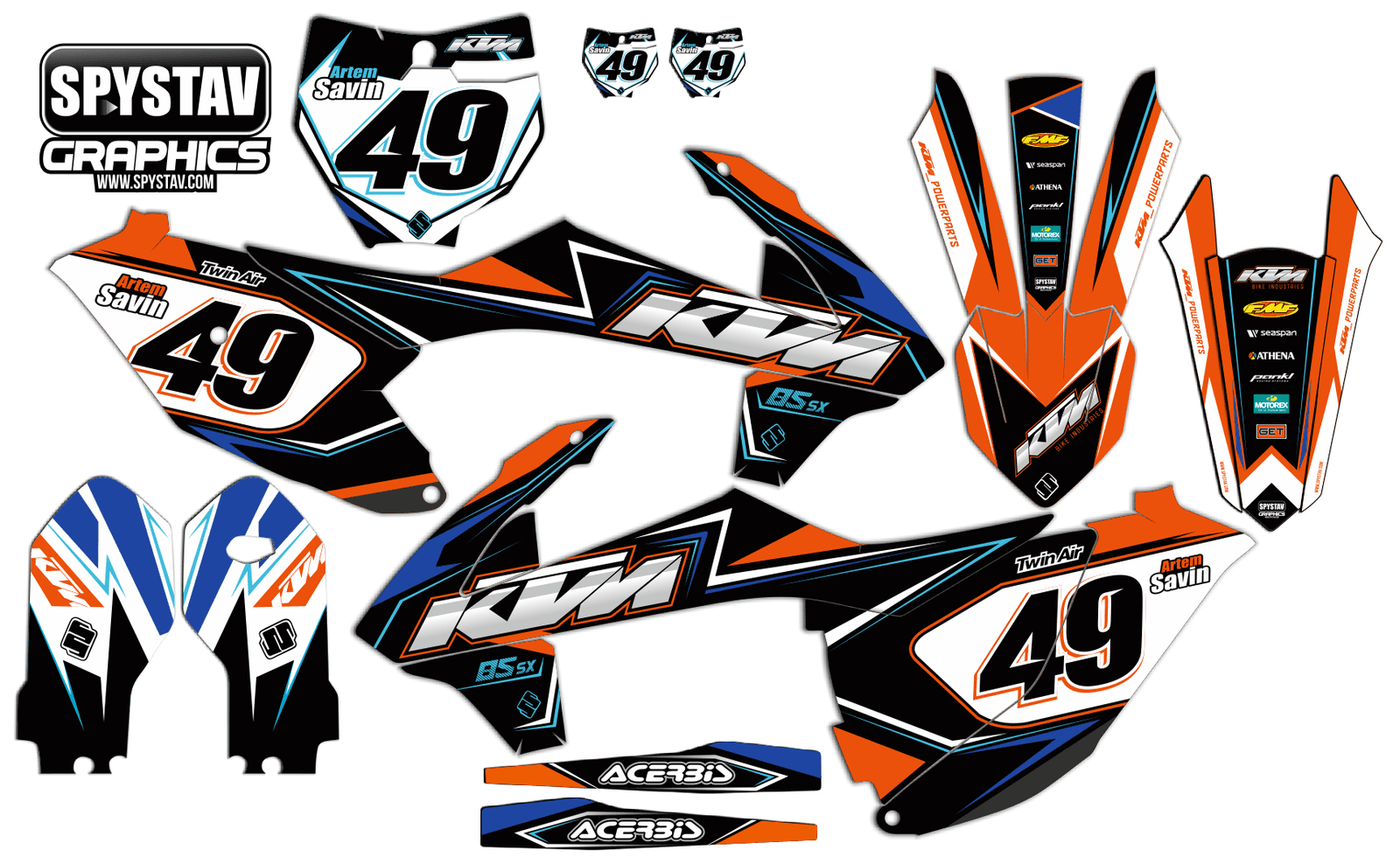 Дизайн №166 — KTM SX85 2018