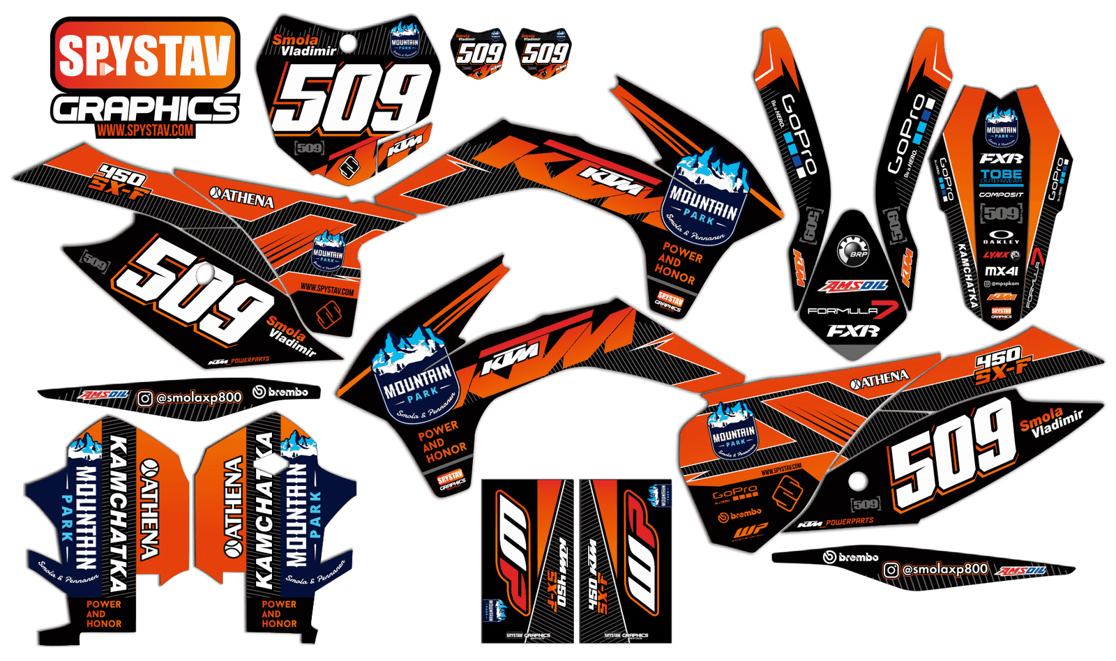 Дизайн №169 — KTM SXF250 2015