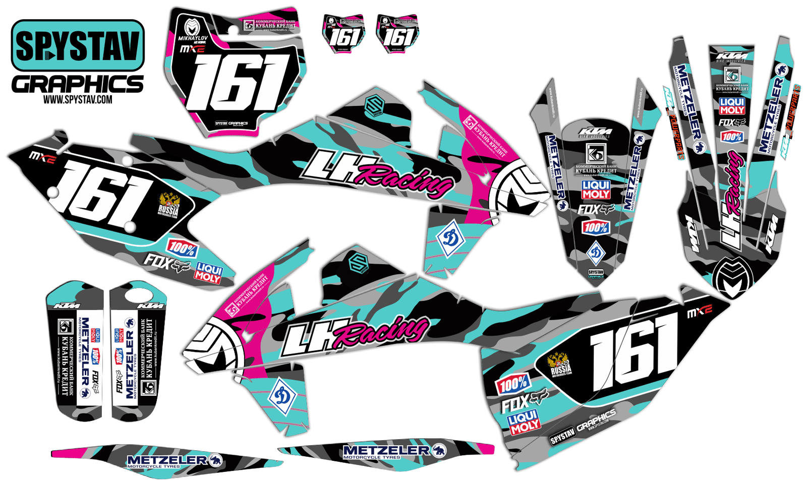 Дизайн №170 — KTM SXF250 2016