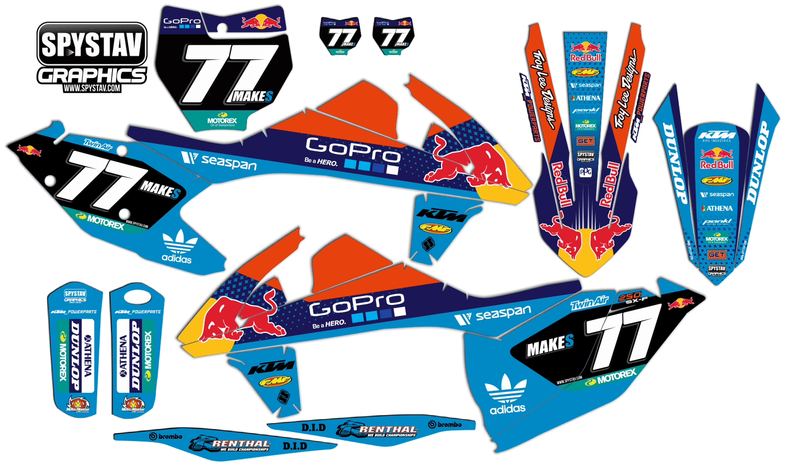 Дизайн №171 MarkGerber — KTM SXF250 2017