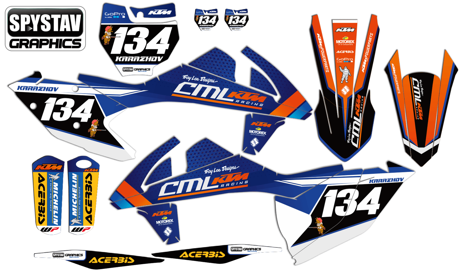 Дизайн №173 — KTM SXF250 2017