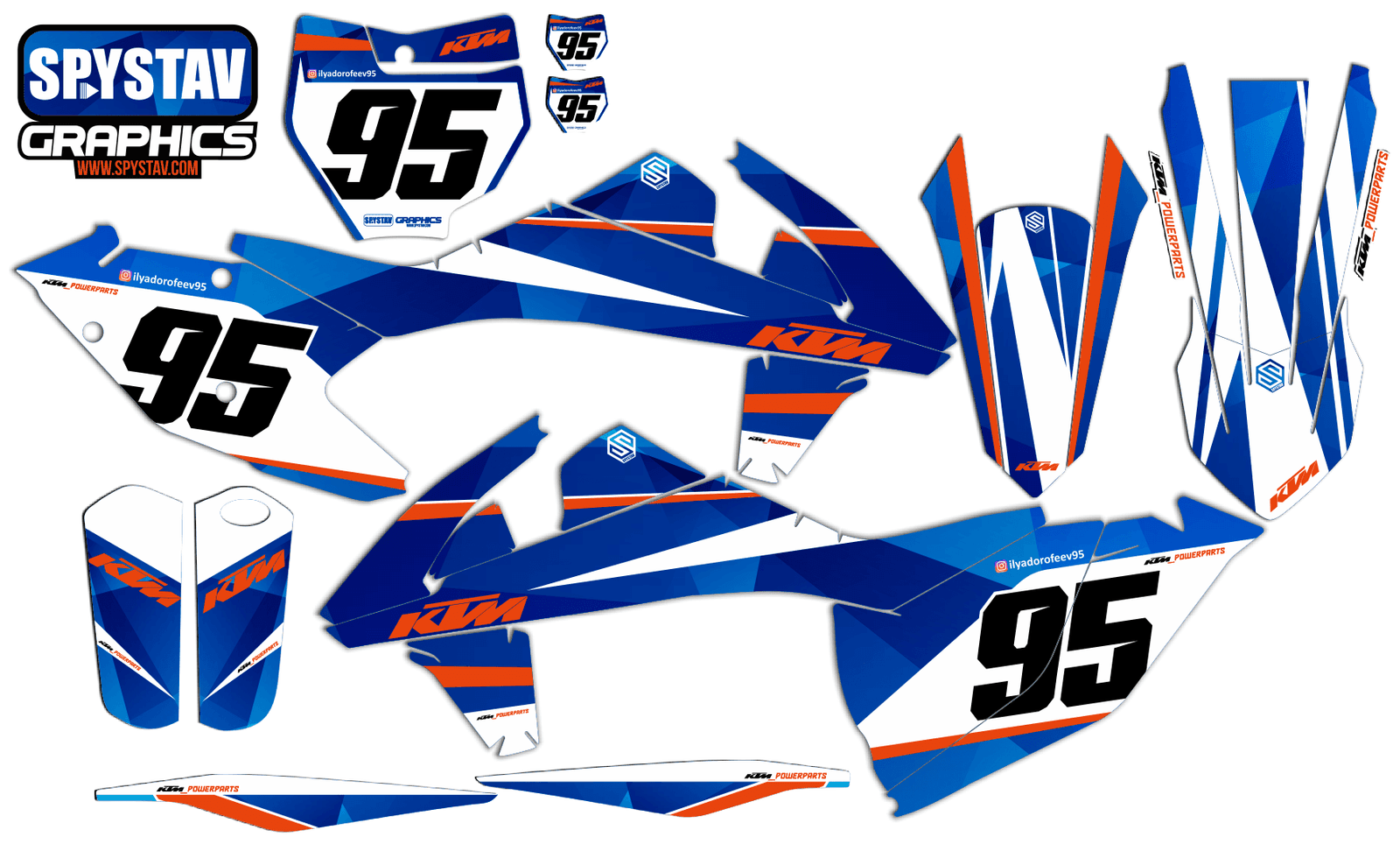 Дизайн №175 — KTM SXF250 2018
