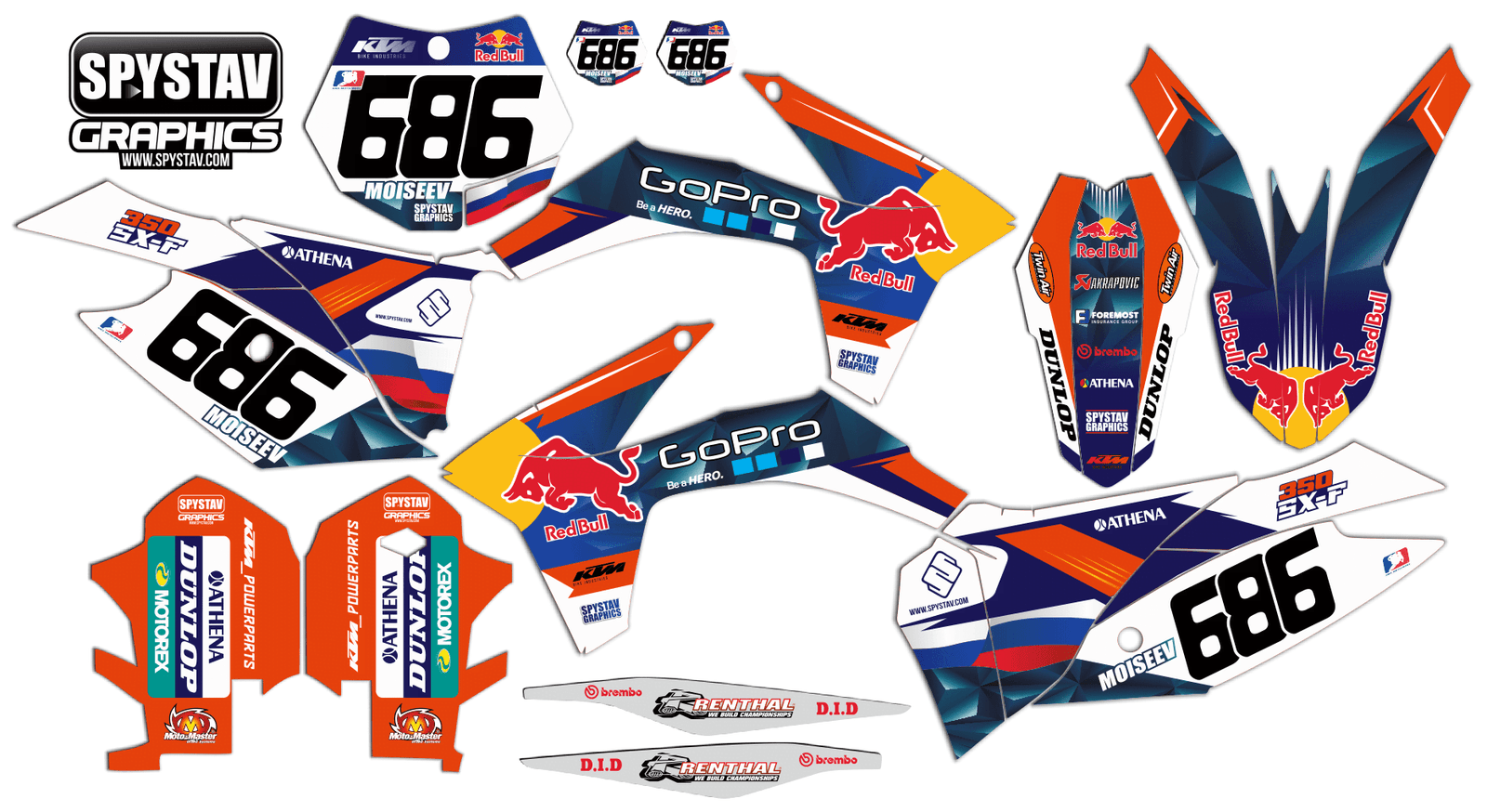Дизайн №177 — KTM SXF350 2012