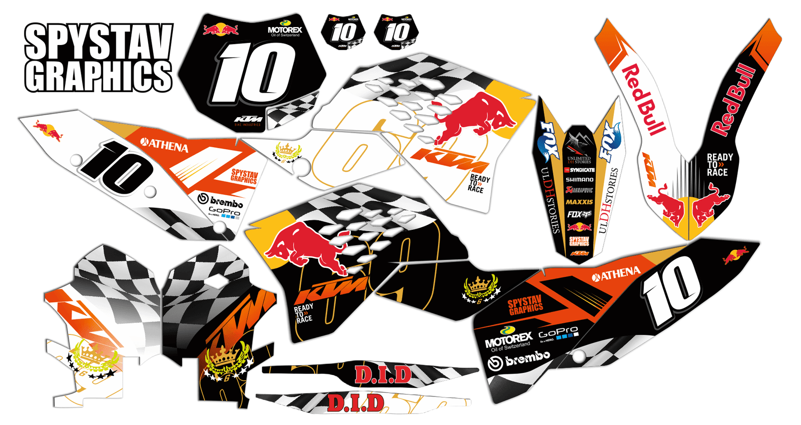 Дизайн №182 — KTM SXF450 2008