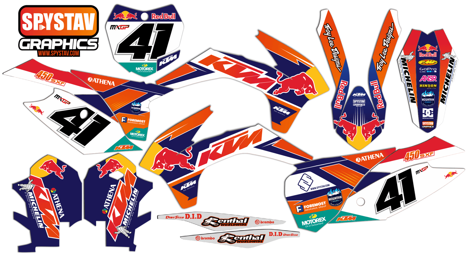 Дизайн №184 — KTM SXF450 2014