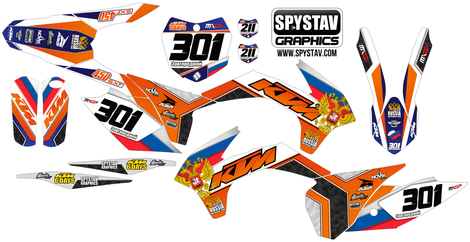 Дизайн №185 — KTM SXF450 2014