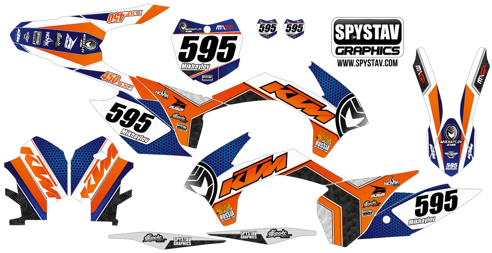 Дизайн №186 — KTM SXF450 2015