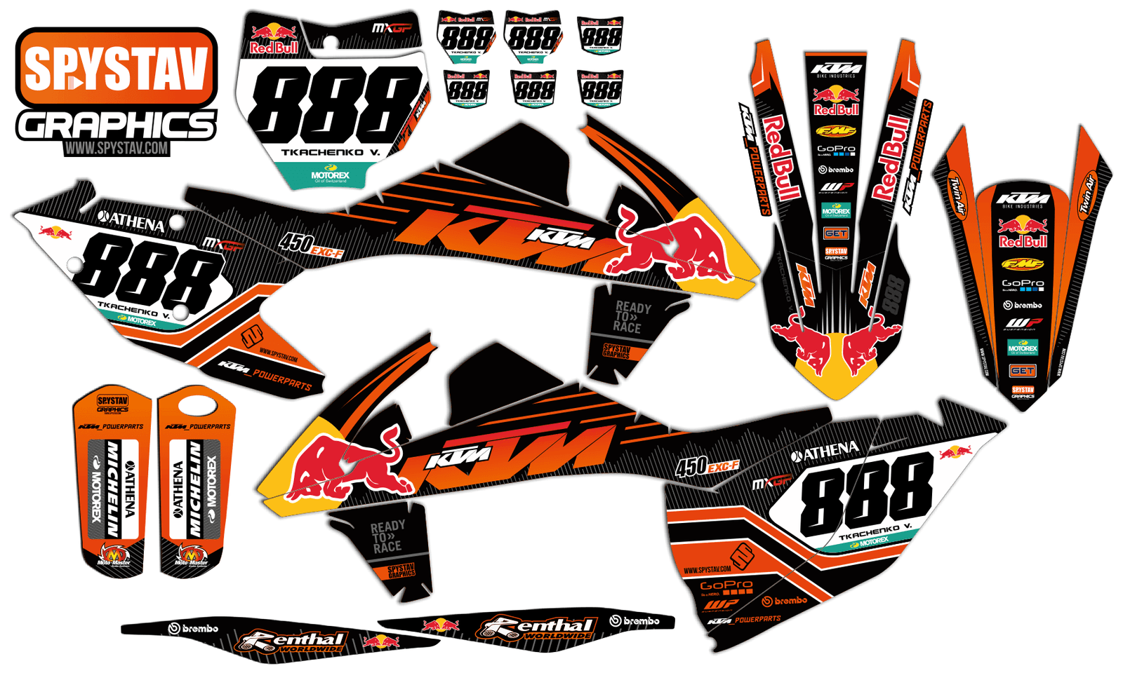 Дизайн №187 — KTM SXF450 2016
