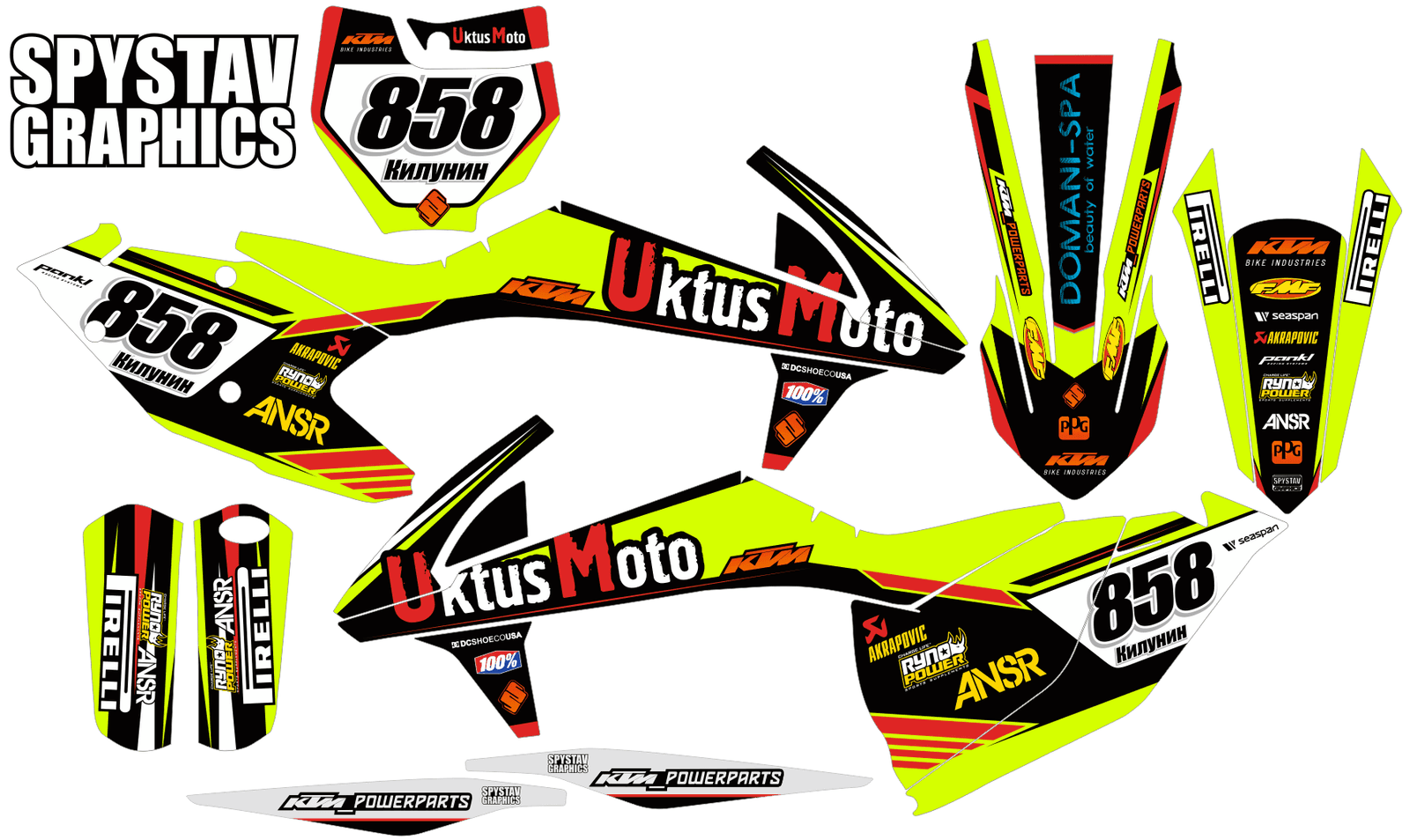 Дизайн №190 — KTM SXF450 2017