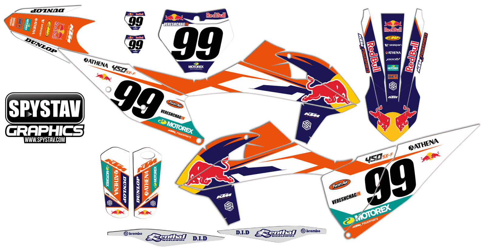 Дизайн №196 — KTM SXF450 2019