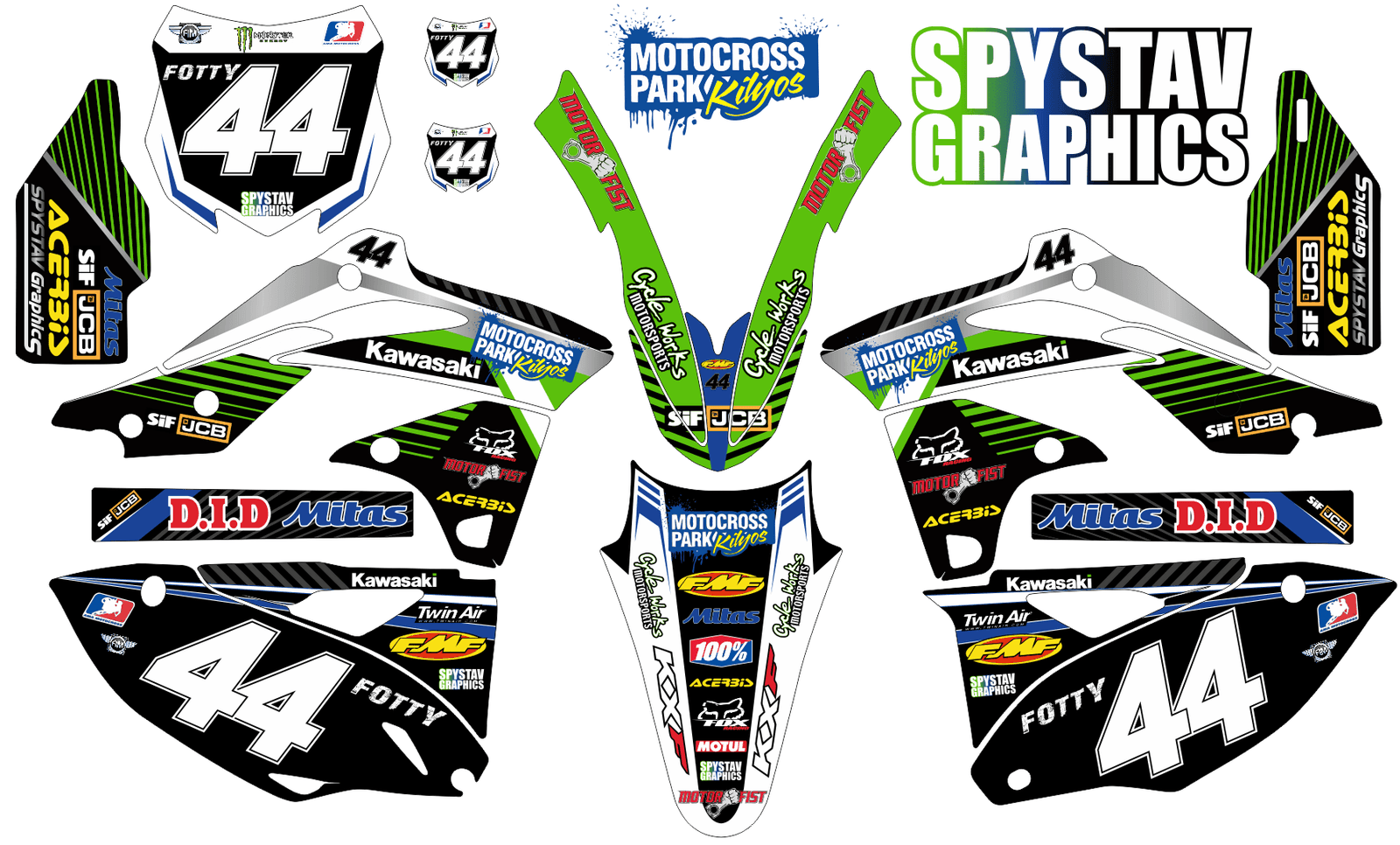 Дизайн №078 Fotty — Kawasaki KX250F 2016