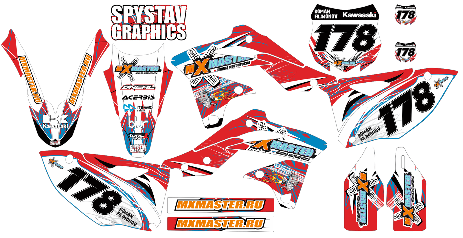 Дизайн №080 — Kawasaki KX250F 2016